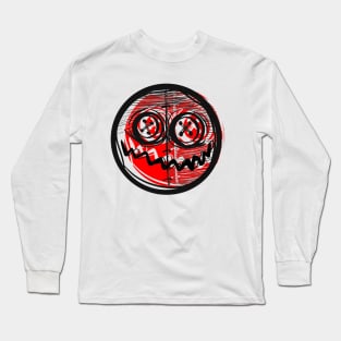 Line Art Two Tone Long Sleeve T-Shirt